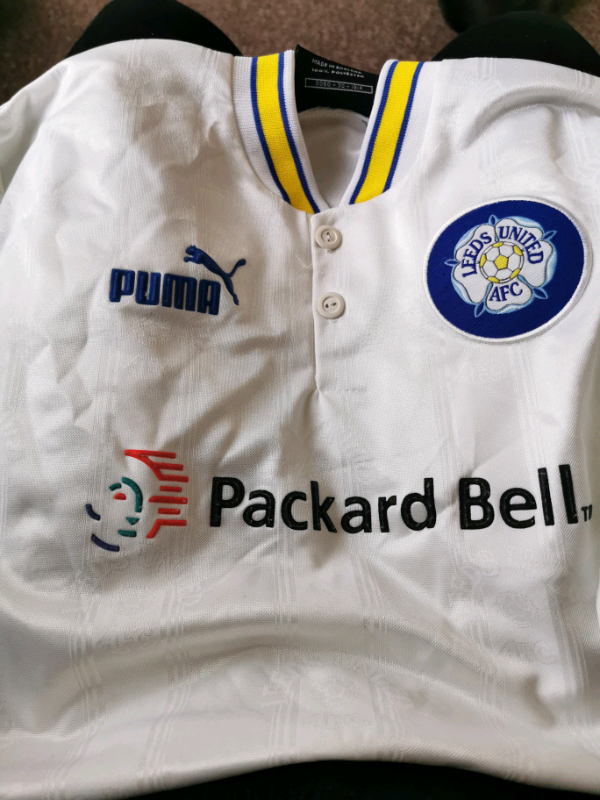 leeds united packard bell shirt